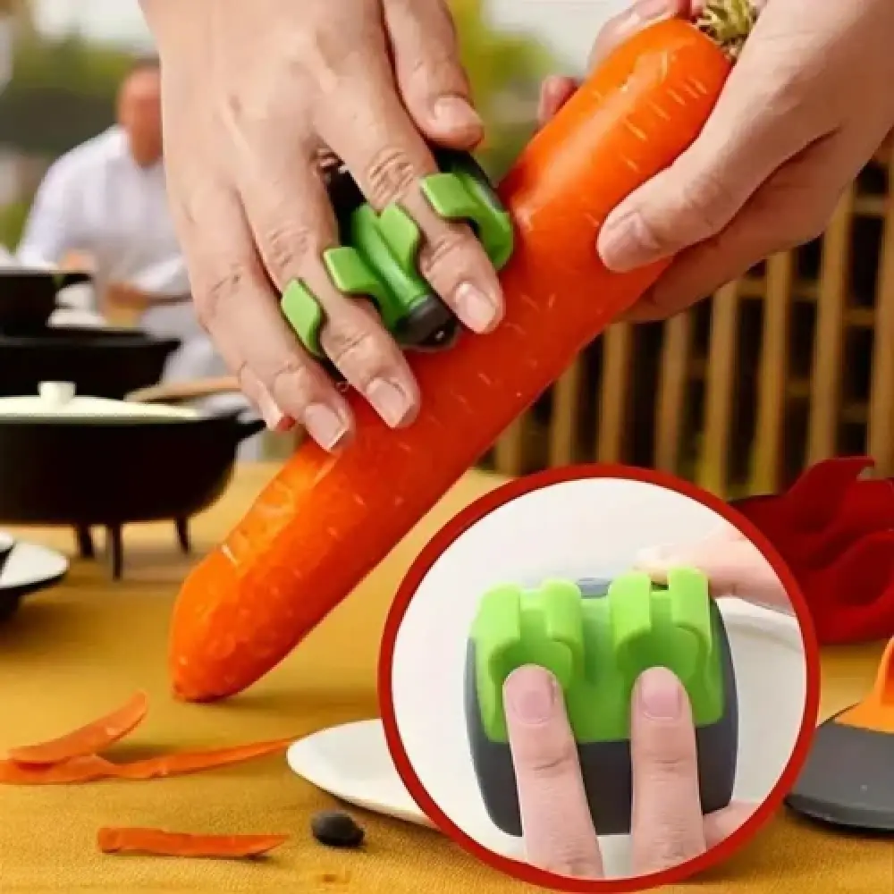 Plastic Green Hand Palm Peeler